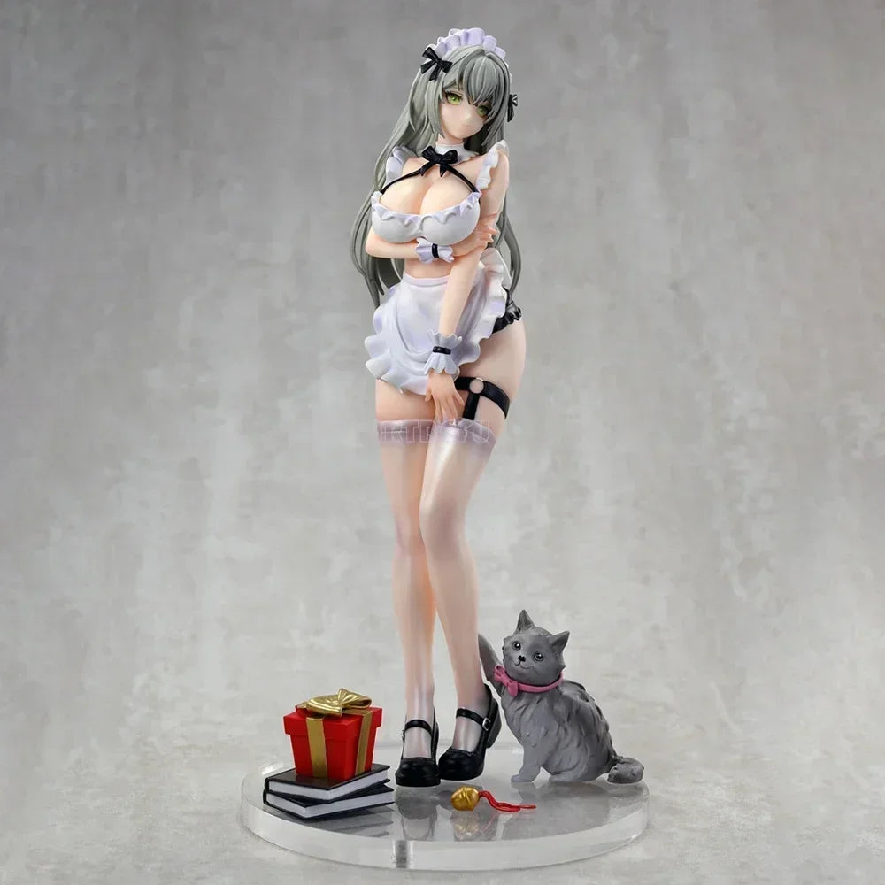 Original Ideal Girlfriend Housemaid Annilia 1/7 Figure HEALING Japanese Anime PVC Action Figure Toy Game Collectible Model Doll