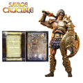 Harbinger Studios 1/12 7inch Action Figure Savage Crucible Wave 2 Jaeger Nashom Krieger Whoman Barbarian Anime Model For Gift