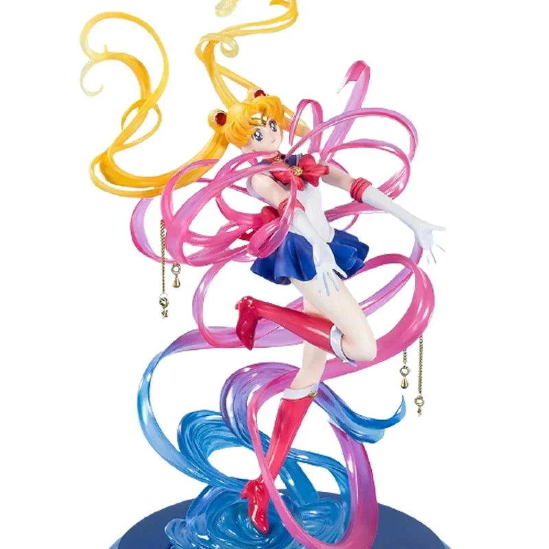 Sailor Moon Crystal Power Transformation Kawaii Anime Actionfigur Mädchen Figuren PVC Mädchen Modell Puppe Statue Spielzeug Dekor Kinderspielzeug