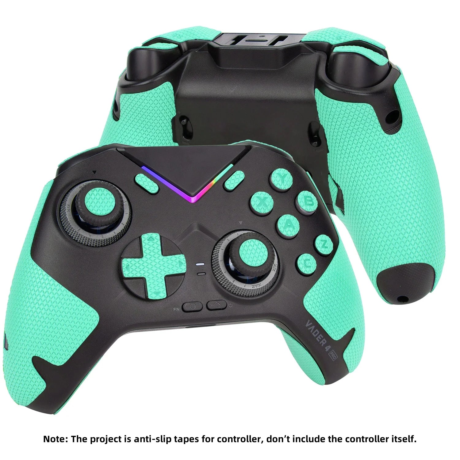 Cyan TALONGAMES Controller Grip Tape Classic Version Compatible With Flydigi Vader 3 / 4 Pro Wireless Handle,Buttons Non-slip