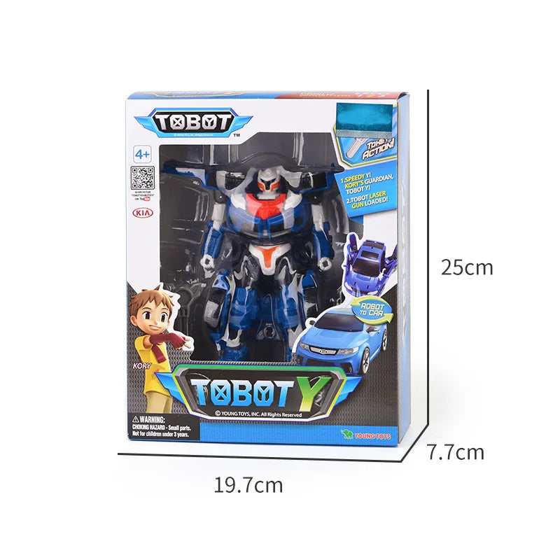 ABS Tobot Transformation Robot Toys Korea Cartoon Brothers Anime Deformation Car Airplane Toys for Child Gift