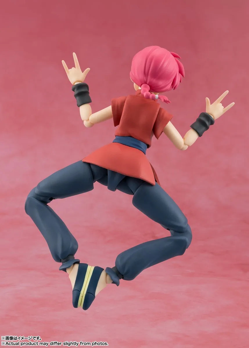Original BANDAI Anime Ranma 1/2 Saotome Ranma S.H.Figuarts Ranma Nibun-no-Ichi Action Figure Toys PVC Model Collection Doll