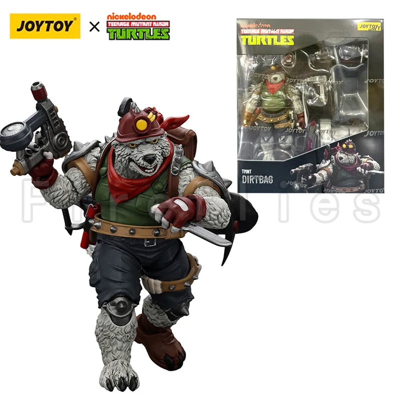 1/18 JOYTOY Action Figure Turtles-Dirtbag Groundchuck Rahzar Anime