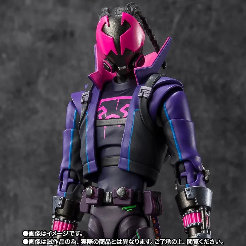 Fast Shipping Bandai Anime SHF Miles G Morales Spider-Man Across the Spider-Verse Original Model Toys Action Figure Children Kid