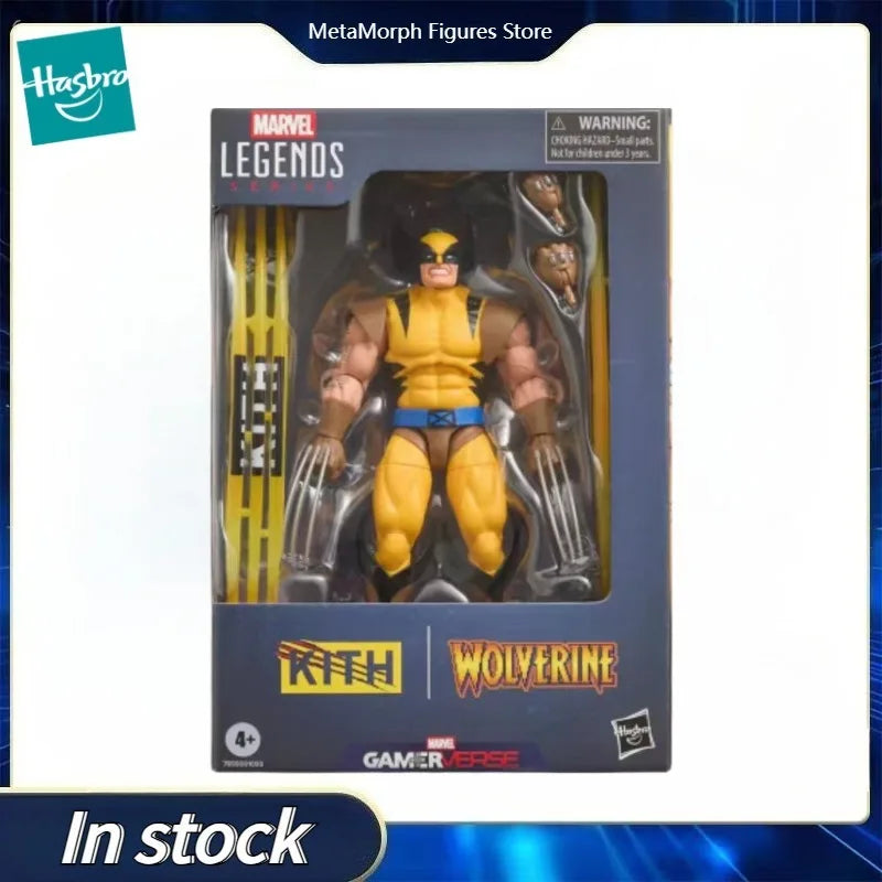 Original Hasbro Marvel Legends Series WOLVERINE Anime Figure Toy Collection Model