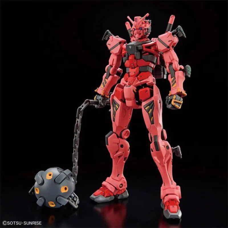 Bandai Original GUNDAM HG Series 1/144 Anime GquuuuuuX GMS-α RED GUNDAM Action Figure Assembly Model Toys Gifts for Children