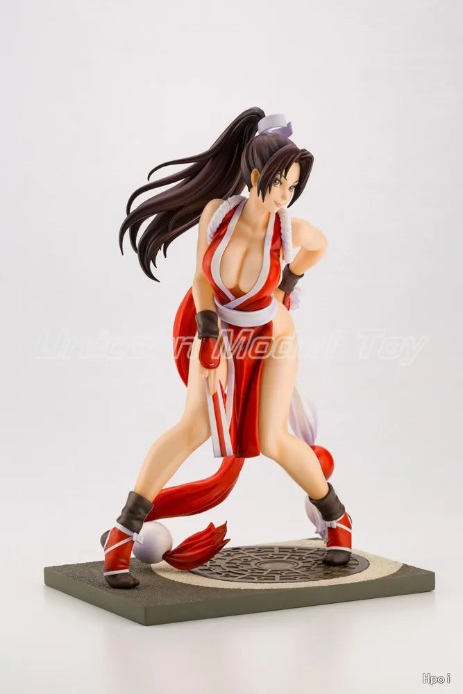 In Stock Original Kotobukiya Beautiful Girl Statue King of Fighters 98 Mikuma 1/7 Anime Figure Model Toys Gifts Collection
