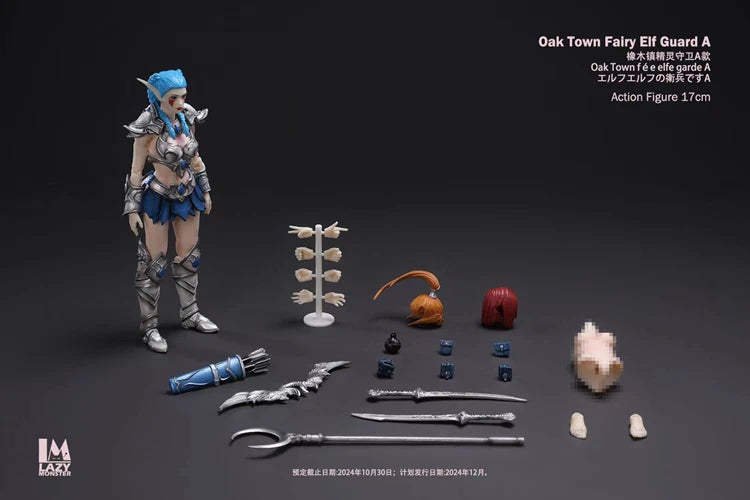 1/12 6 Inch Figure Oakenshire Elf World Of Warcraft Female Soldier Mechanical Girl Toy