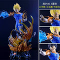 41 см фигурка Dragon Ball Vegeta IV GK Super Saiyan в изправена поза с три глави, сменяем аниме модел от PVC орнаменти, детска играчка
