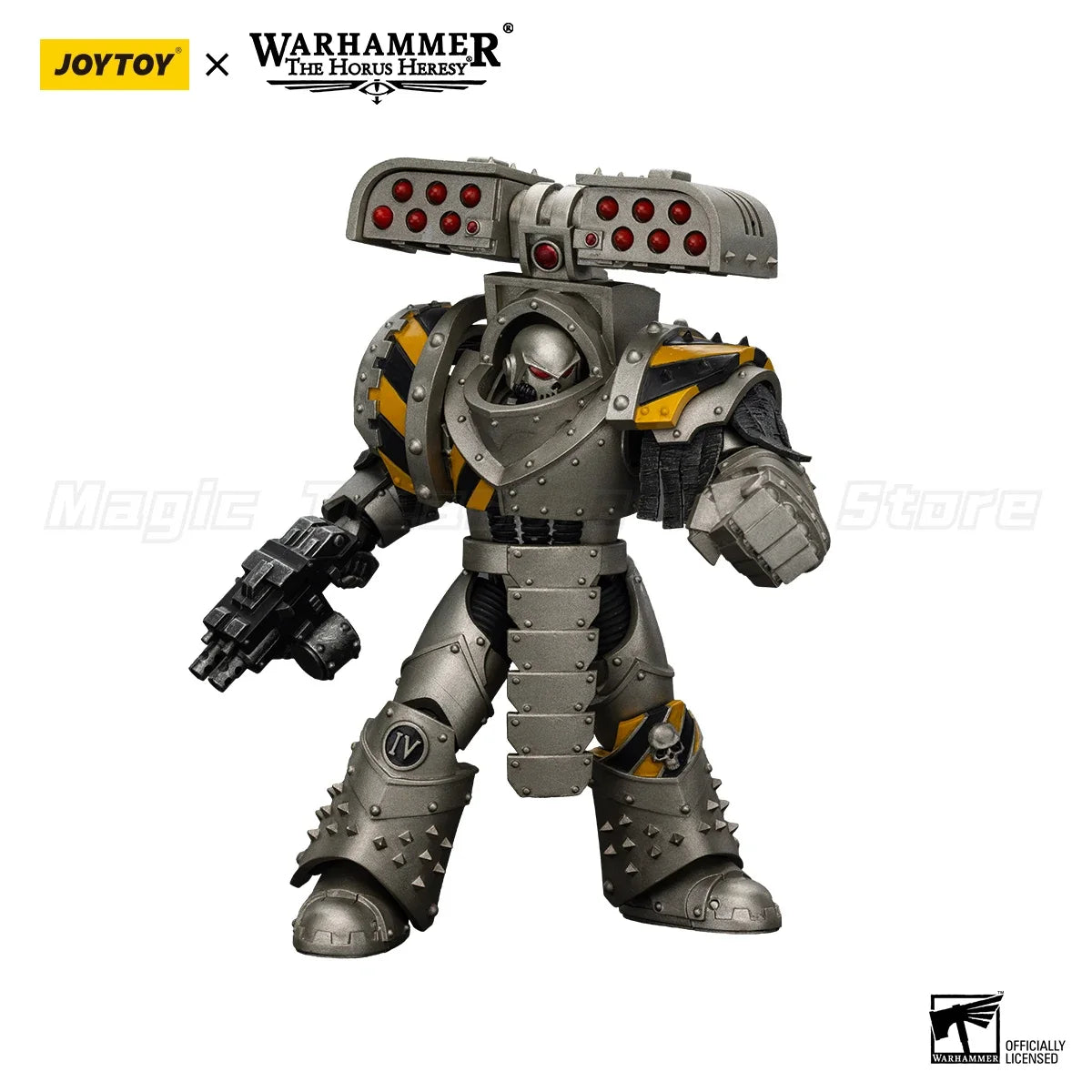 【MT】JOYTOY 1/18 Action Figure Warhammer 40K Lron Warriors Tyrant Siege Master Terminator with Rocket Launcher Model Toys