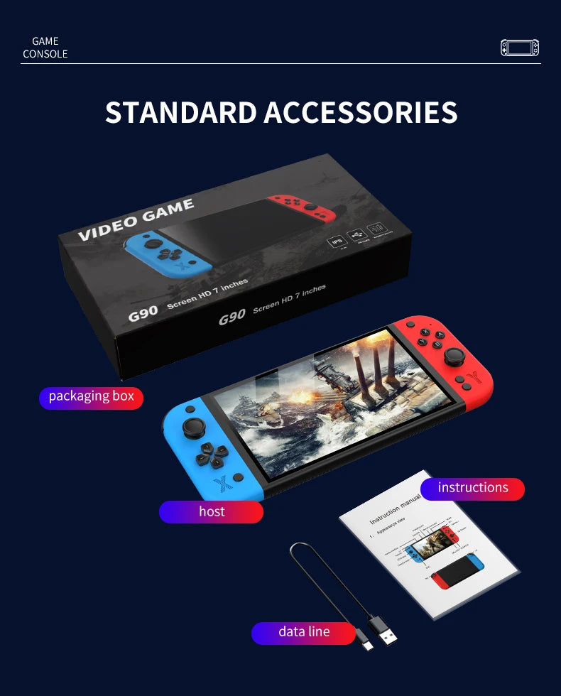 64GB 4000mAh portable handheld game console arcade high-definition For PSP/PS1