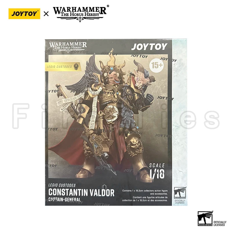 1/18 JOYTOY Action Figure The Horus Heresy Legio Custodes Constantin Valdor, Captain-General of the Legio Custodes Anime Model