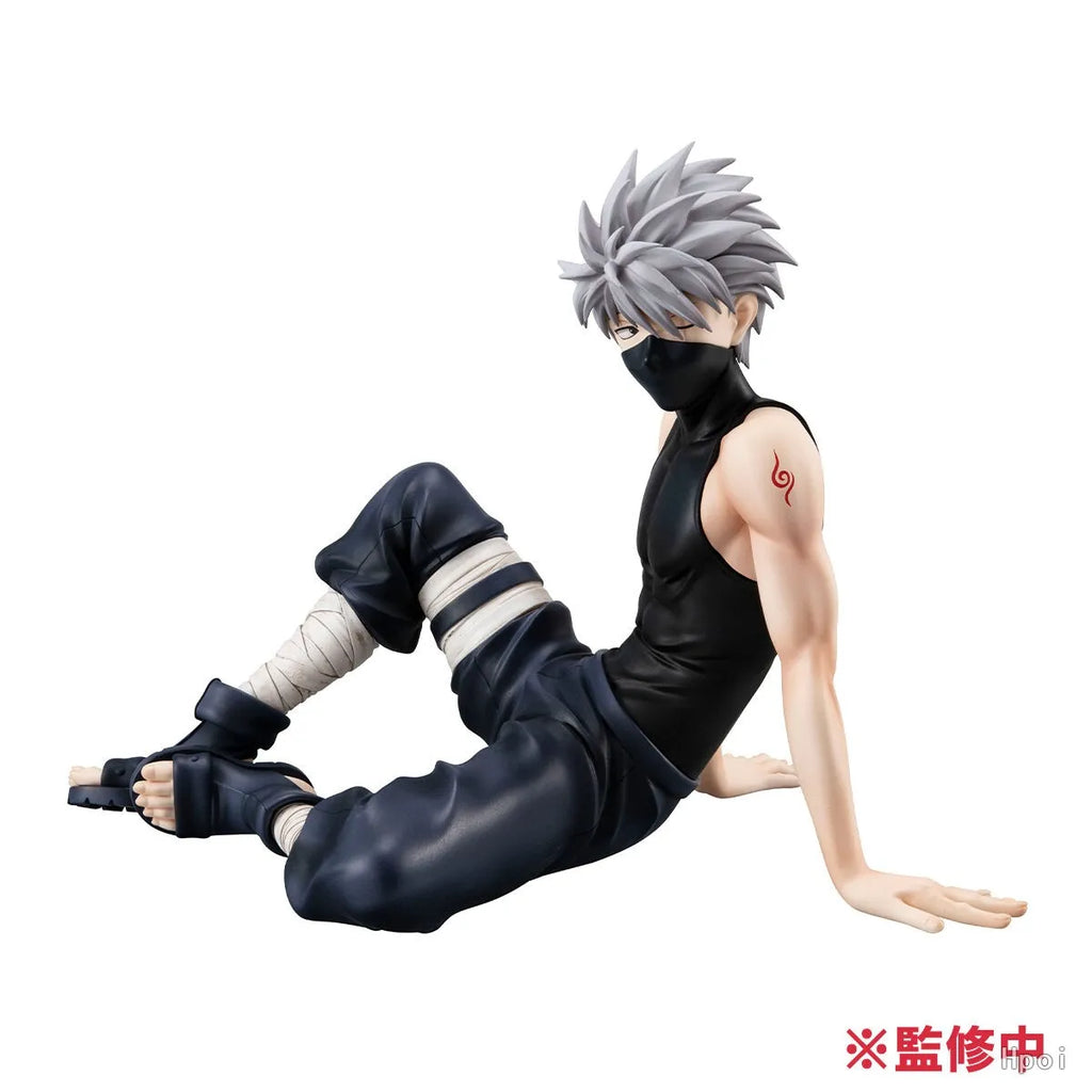 9cm Anime Naruto Shippuuden Hatake Kakashi Figur Sitzhaltung Sterne PVC Sammlung Modell Ornamente Spielzeug Geburtstagsgeschenke