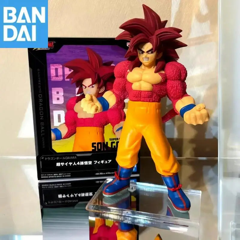 Оригинален Bandai NAMCO BANPRESTO Dragon Ball DAIMA Son Goku SUPER SAIYAN 4 PVC аниме модел фигурка играчки колекция серия подарък
