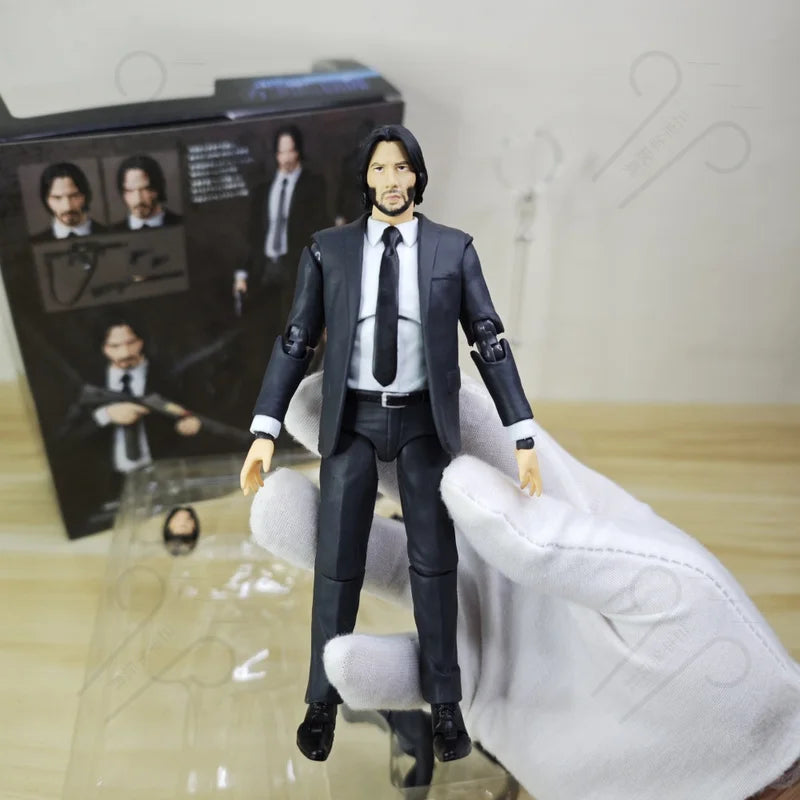 New Mafex 085 John Wick Chapter 2 Action Figure  Movable Ornaments Pvc Collection Johnthan Wick Diamond Figures Model Toys Gifts