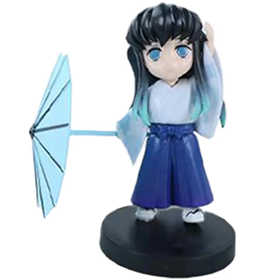 Demon Slayer Tanjiro Kamado Nezuko Anime Cartoon Figure Blind Box Creative Personalized Statue Model Ornament Surprise Gifts Box