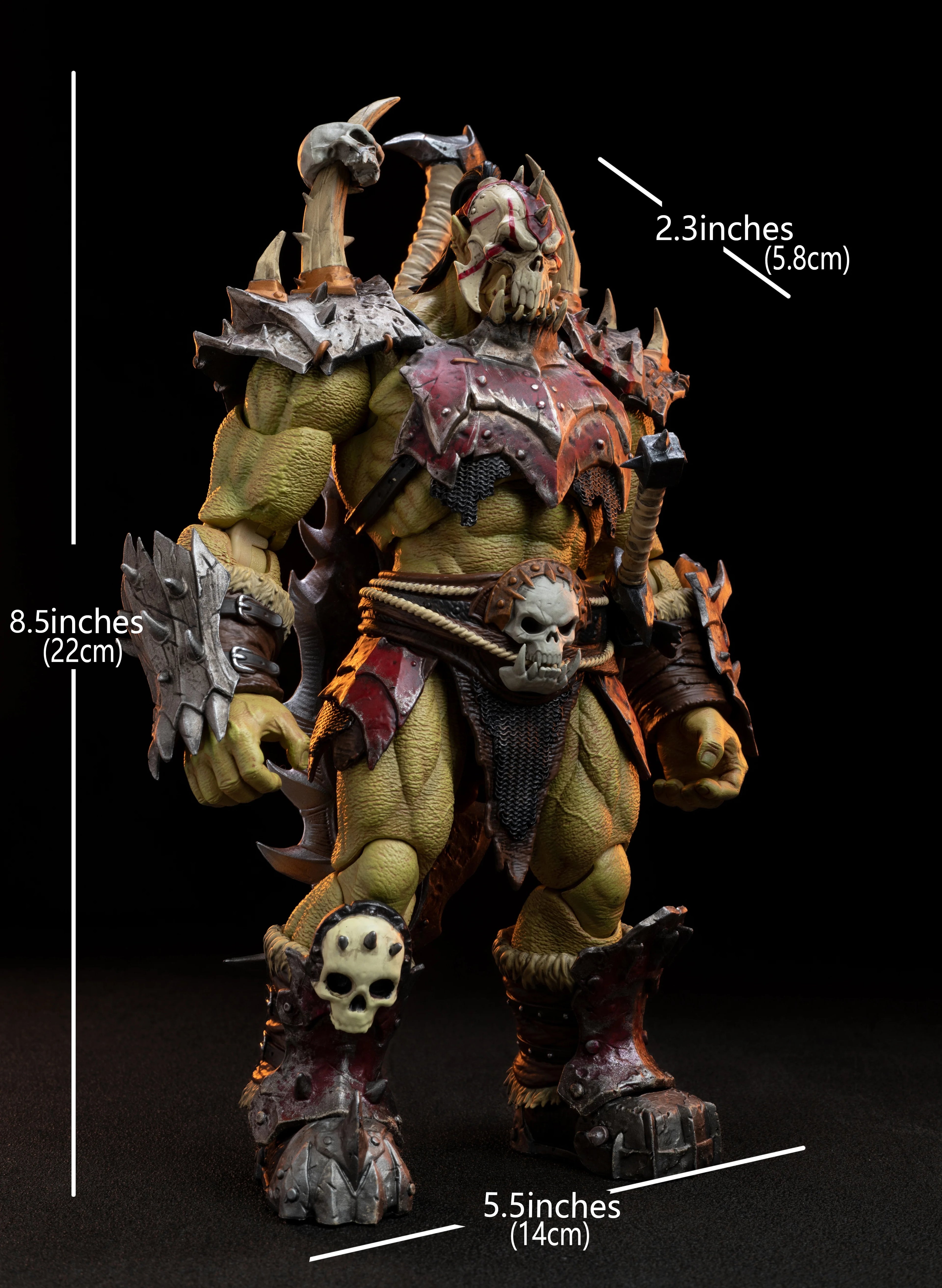 Metytoyz 2024 WF Limited Adventurer World Orc Ork Captain Kagas Bounty Hunter Bloody Hands Morlock Action Figure Special Edition