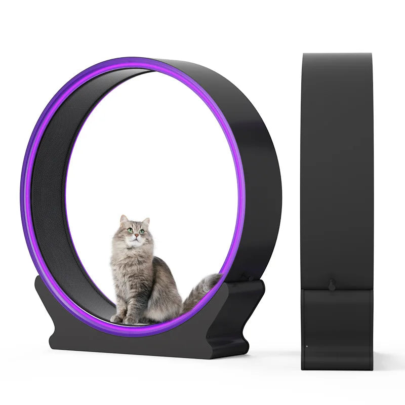 Silent Cat Exercise Wheel - Factory Direct Pet Running Spinner (Smart Tracking System, Durable Treadmill Design