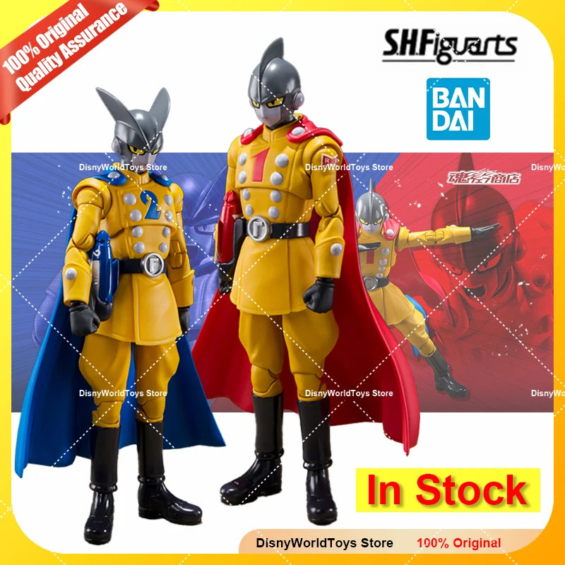 Original BANDAI S.H.Figuarts Shf Dragon Ball Super Super Hero Gamma 1 2 Genuine In Stock Figure Model Toys