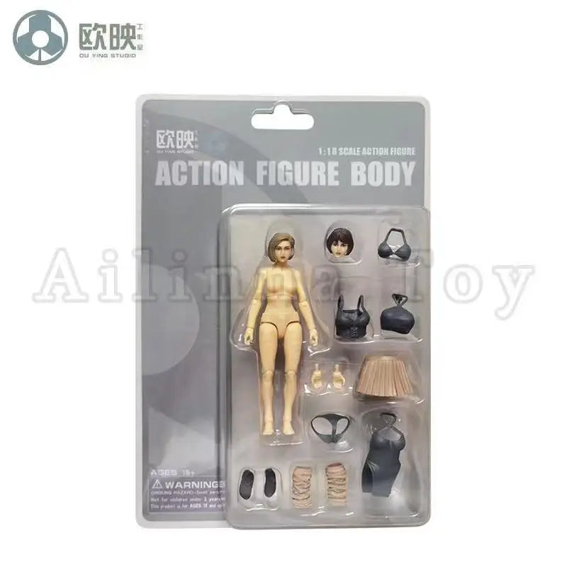 Ou Ying Studio 1/18 Planet Green Valley PGV 3.75inch Action Figure EFSA Male Female Robot Figures Anime Model