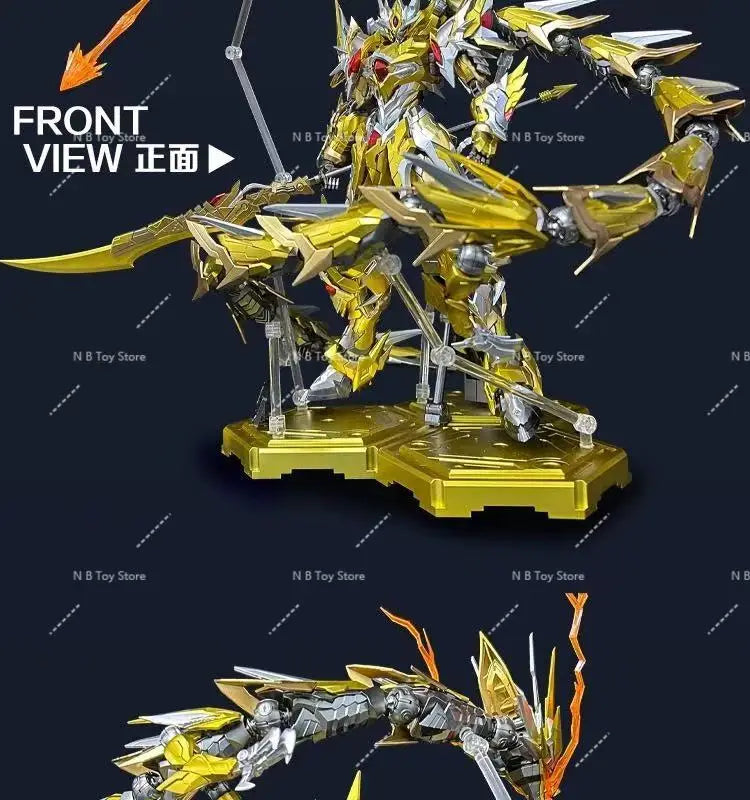 Motor Core Mnp-xh03 Mecha AaoBing Blue Dragon Black Gold Model Kit Action Figure Metal Frame Collectible Toy for Gift