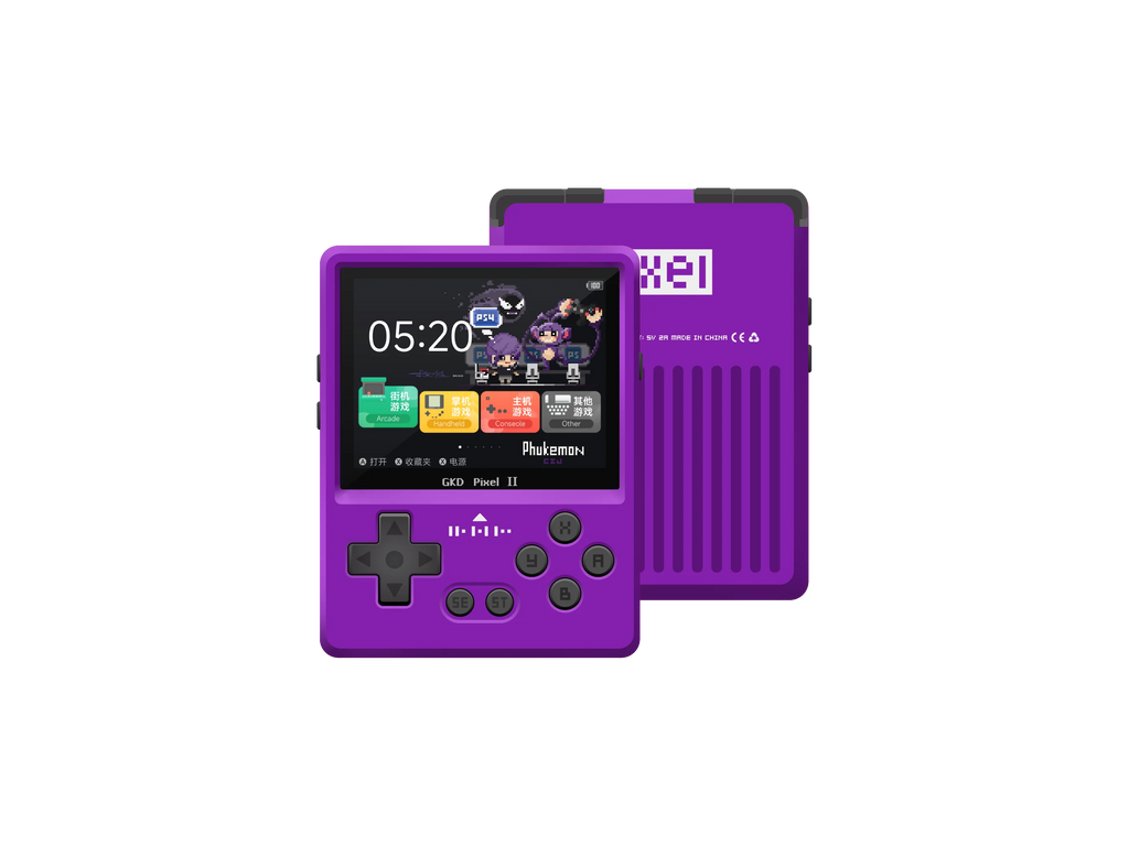 2025 New GKD Pixel2 Handheld Game Console Portable Retro Nostalgia Game Console Arcade Game Full Metal Body Cnc Birthday Gift