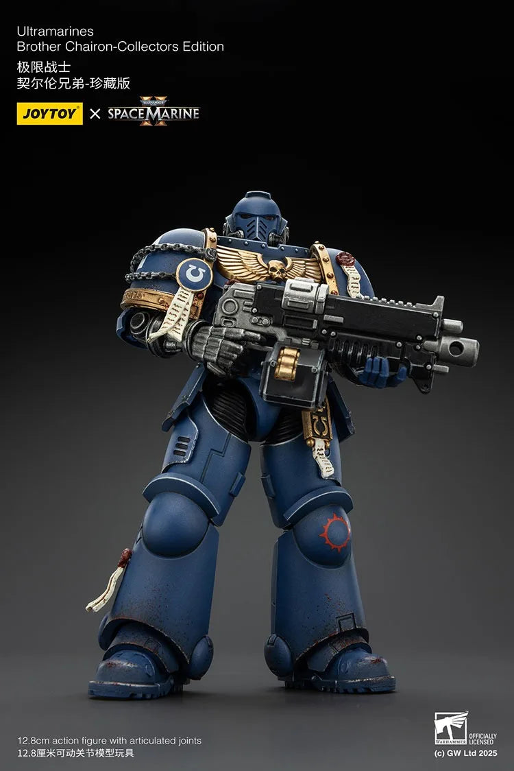 JOYTOY Warhammer 40K Ultramarines Brother Chairon - Колекционерско издание Екшън фигурки Кукла Колекция Декорация Подарък Оригинален