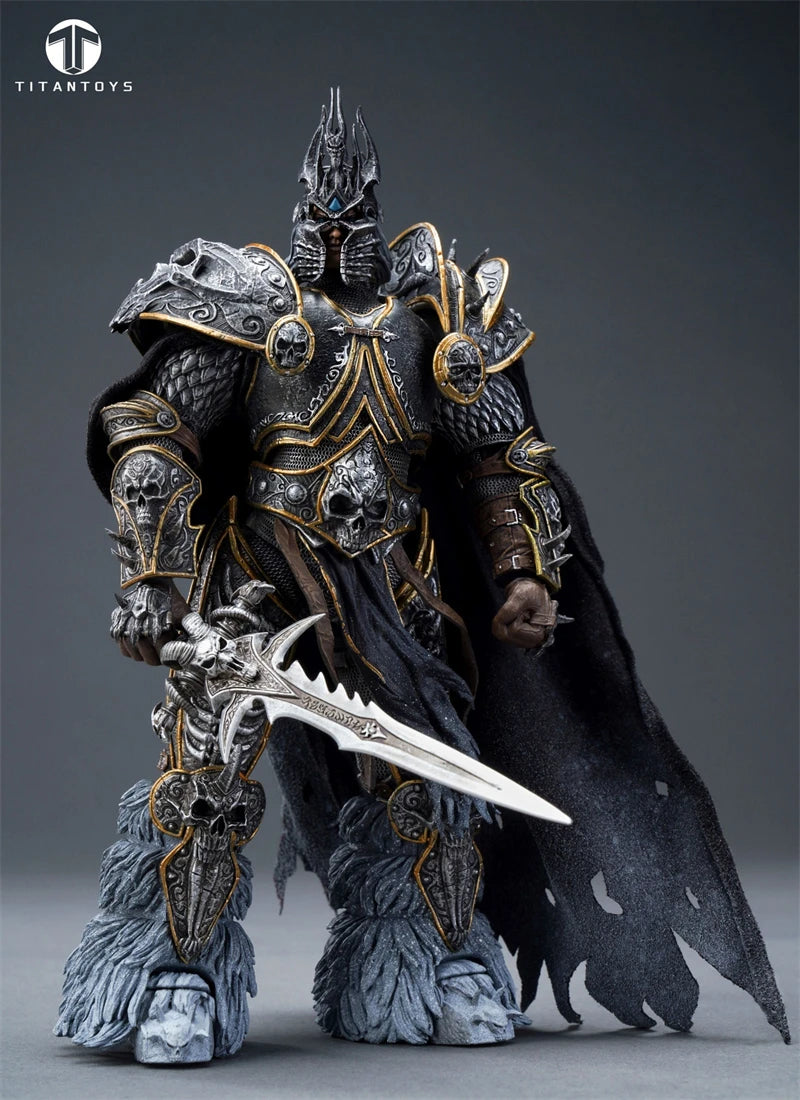 【Vorbestellung】TITAN Toys Arthas Prinz Dead King Frost Knight TT001 1/12 Actionfigur
