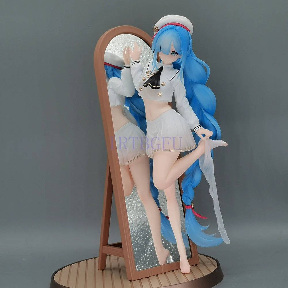 Original 19cm Azur Lane Janus Gift+ 1/8 Fear of Changing Clothes Anime Figures PVC Action Figure Toy Game Collectible Model Doll