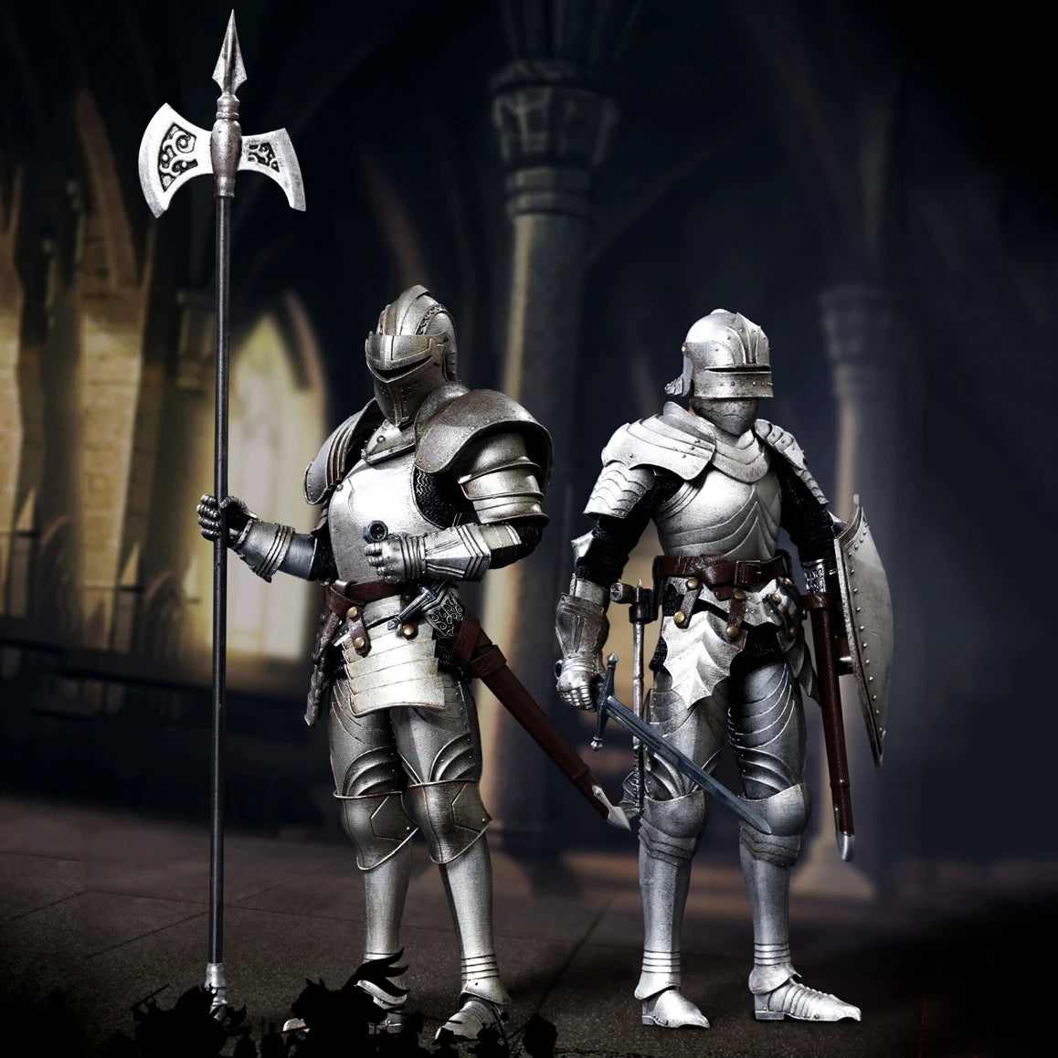 COOMODEL 1/12 Empire in the Palm PE010 Imperial Knight & PE011 Gothic Heavy Knight 6" Action Figures In Stock
