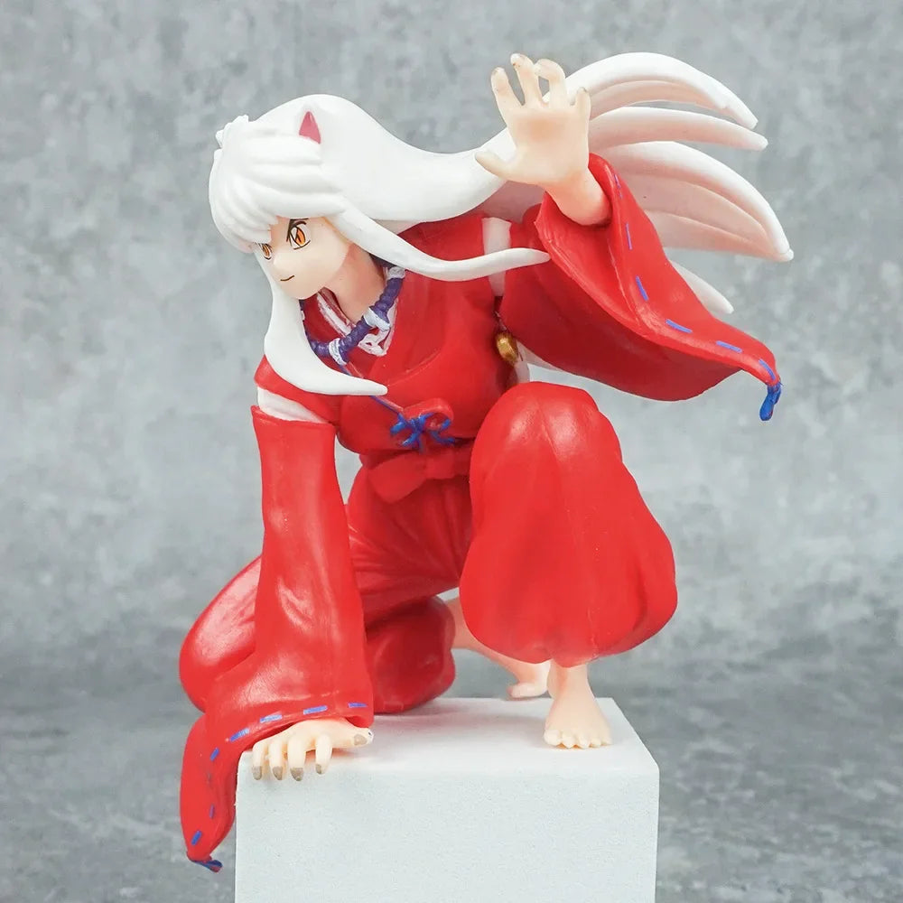Anime Inuyasha Sesshoumaru Dekoration Ornamente Action Figure Sammlung Modell Spielzeug für Kinder Geburtstag Spielzeug Weihnachten Gif