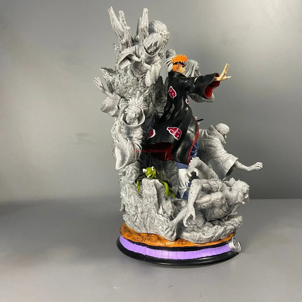 27 cm Naruto Anime Figur Cs Pain Modell Akatsuki Action Puppe Cartoon Gk PVC Statue Modell Sammlung Desktop Dekorieren Kinderspielzeug Geschenk