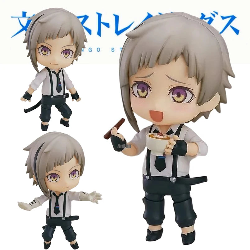 10cm #893 Nakajima Atsushi PVC Actionfigur Anime Figur #657 Dazai Osamu Figur Sammlung Modell Puppenspielzeug