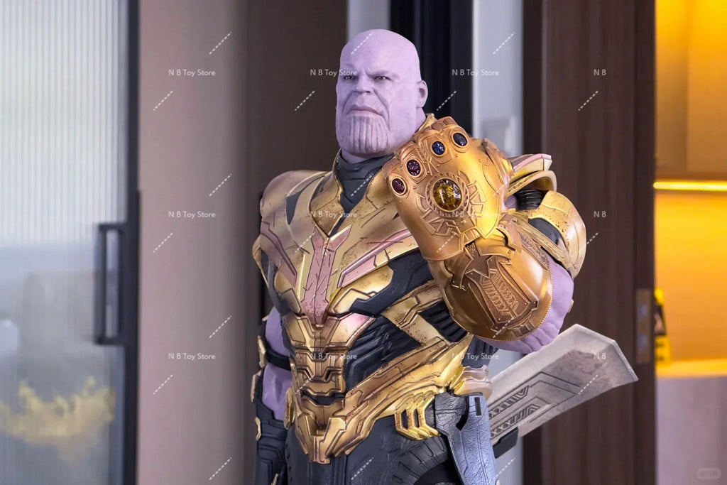 In Stock  Genuine HOTTOYS HT Marvel MMS529 Avengers 4 Thanos 3.0 Action Figure Model Toys