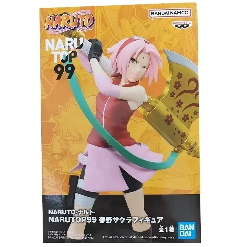 Original Bandai Shfiguarts Naruto Haruno Sakura Narutop99 Edition Actionfigur Anime Modell Spielzeug Ninjia Ornamente Figur Geschenke