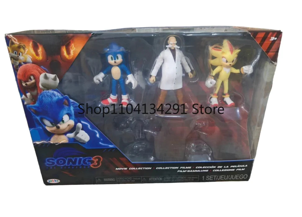 Original JAKKS Sonic The Hedgehog 5-inch Articulated Action Figure Collectible - Rare Birthday Gift for Kids