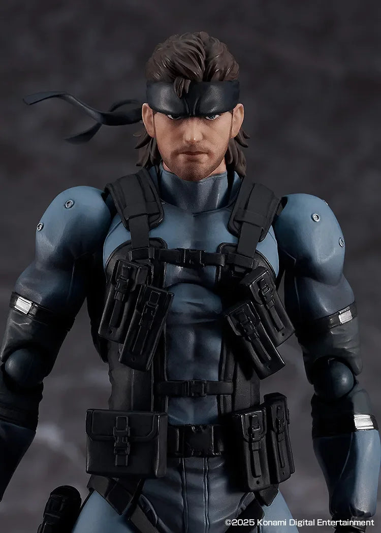 Brand New Max Factory GSC Figma 645 Metal Gear Solid 2 Sons of Liberty Solid Snake Anime Figure Action Collectible Dolls