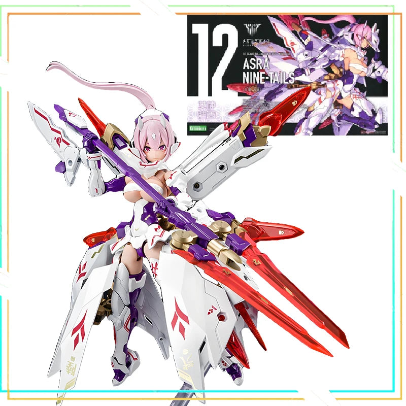 KOTOBUKIYA Megami Device12 Anime Figure KP515 ASRA NINE-TAILS Original Action Figure Toys Collectible Model Gifts for Children