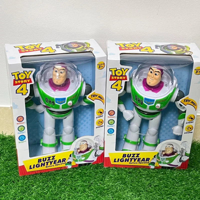 Toy Story Buzz Lightyear Woody With Wings Doll Action Figure Toy Mobile Robot Cartoon Handmade Model Cute Figures Gift for Child