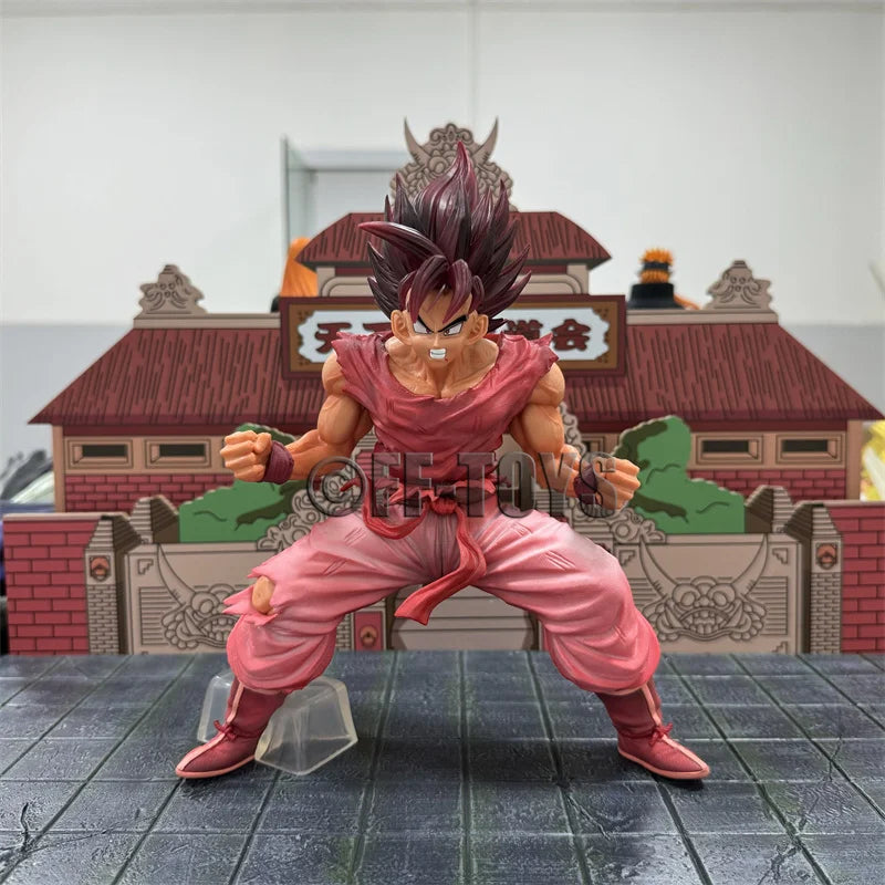 24cm Anime Dragon Ball Z Kaiouken Goku Figure Super Saiyan Son Goku Action Figurine Pvc Statue Collection Model Toys Gifts
