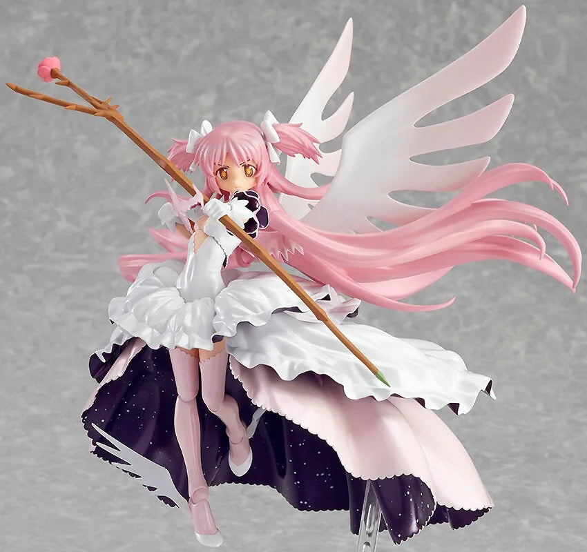Original Brand New Max Factory Figma 165 Madoka Kaname Goddess Ver. Puella Magi Madoka Magica Articulated Figure Model