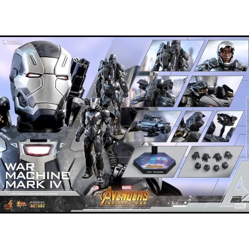 New Original Hot Toys Marvel WAR MACHINE MARK IV MMS499 Action Figures Toys Collection