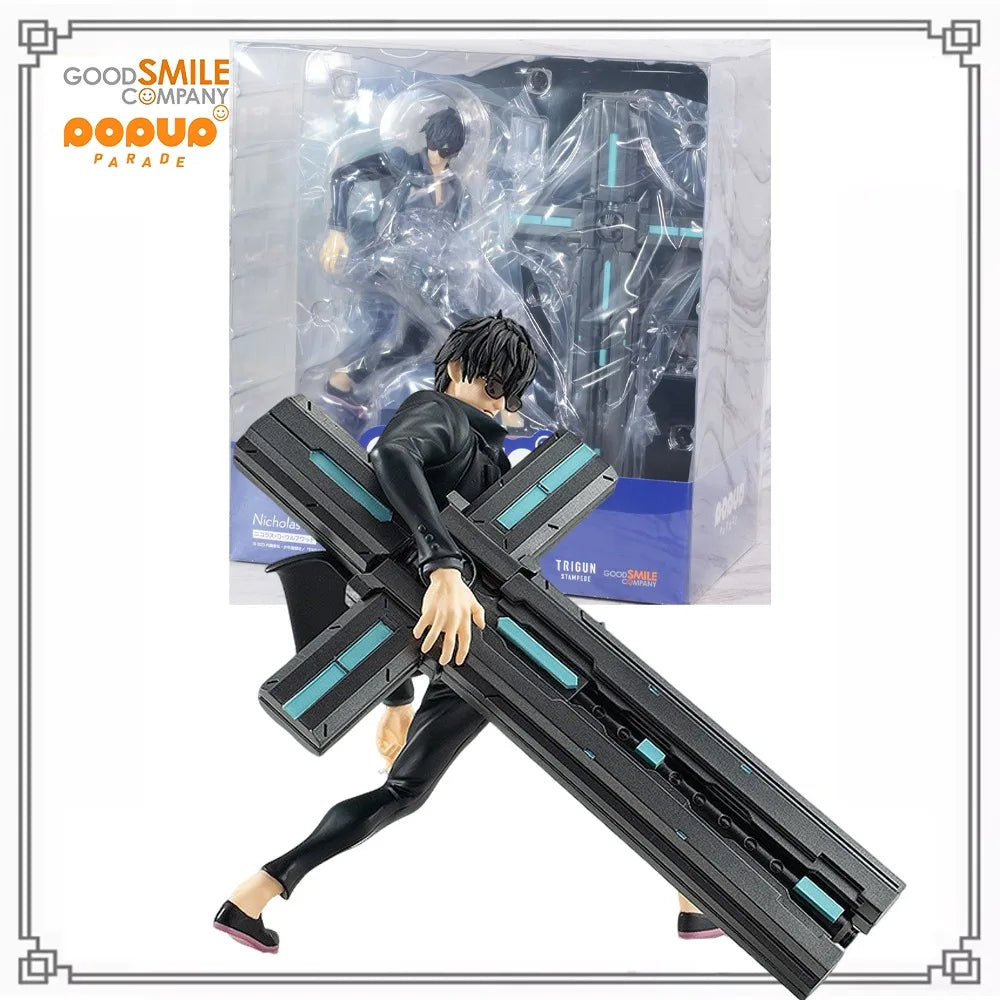 100% Original Genuine in Stock Max Factory Pop Up Parade Trigun Stampede Nicholas D. Wolfwood Anime Figure Quality Assurance