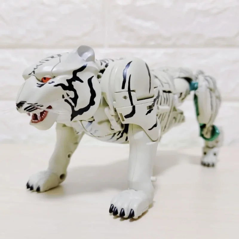 Transforming Robot Toy Tiger Warrior Rt-04 Tigatron Beast Wars Action Figure Collectible Model Statue For Kids And Adults