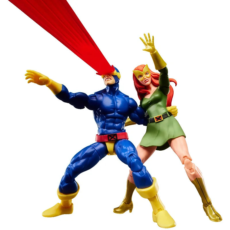 In Stock Hasbro Marvel Legends X-Men 97 Cyclops and Jean Grey 6 Inches Action Figure Model Collect Hobbies Toys Holiday Gift