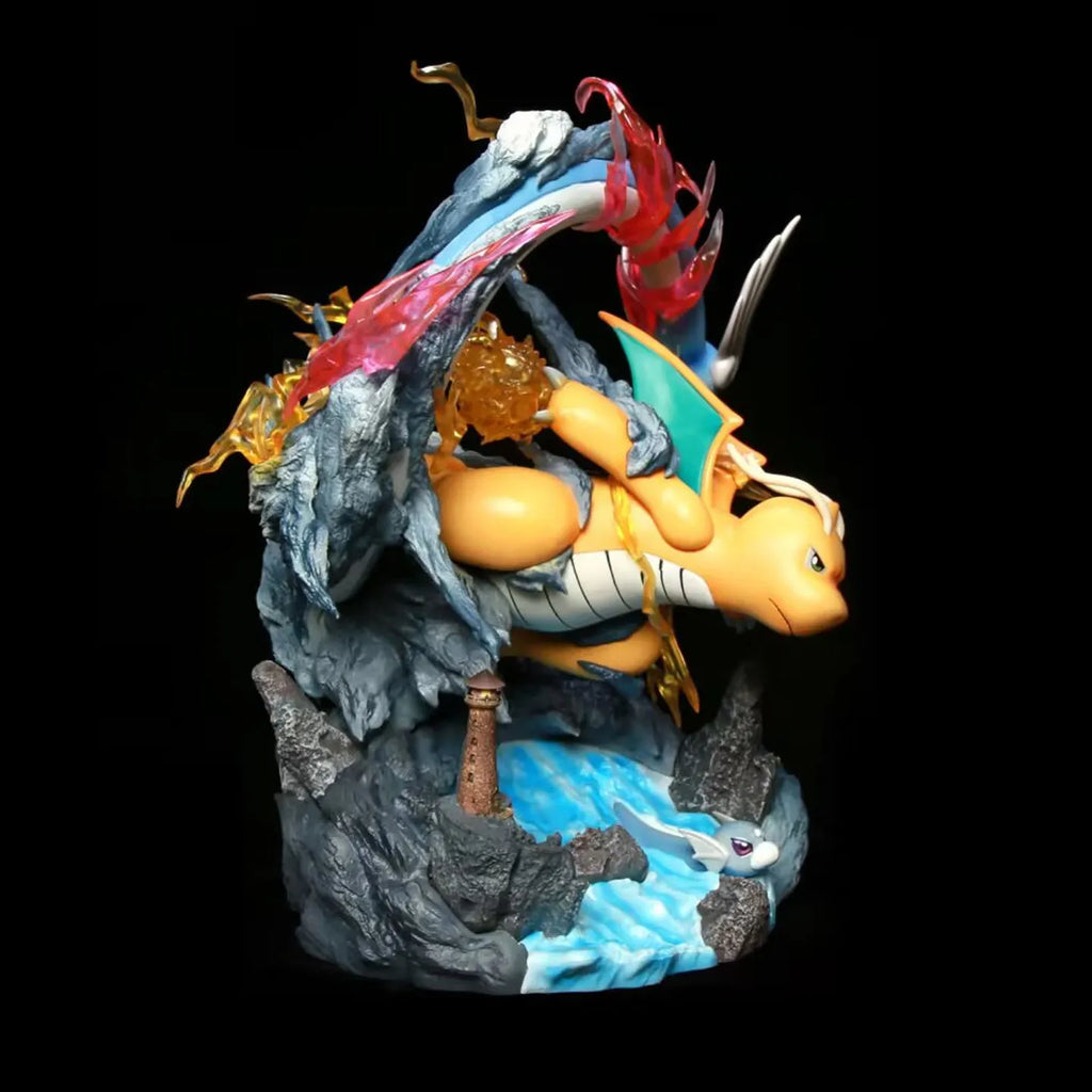 30cm Dragonite Figure Pokemon Action Figures Pvc Model Collection Statue Desk Decoration Doll Toys For Kids Birthday Gifts