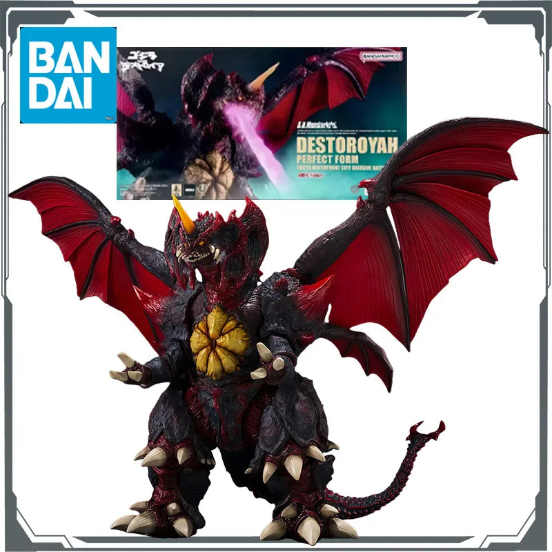 Bandai Original S.H.MonsterArts Destoroyah (Perfect Form) Anime Figures Toys for Boys Christmas Gift Collectible Model Ornaments