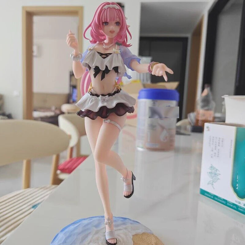 Offcial Genuine Myethos Gift+ Series Elysia Summer Rhapsody 1/8 Desktop Kawaii Dolls Anime Action Figure Toy Model Collection