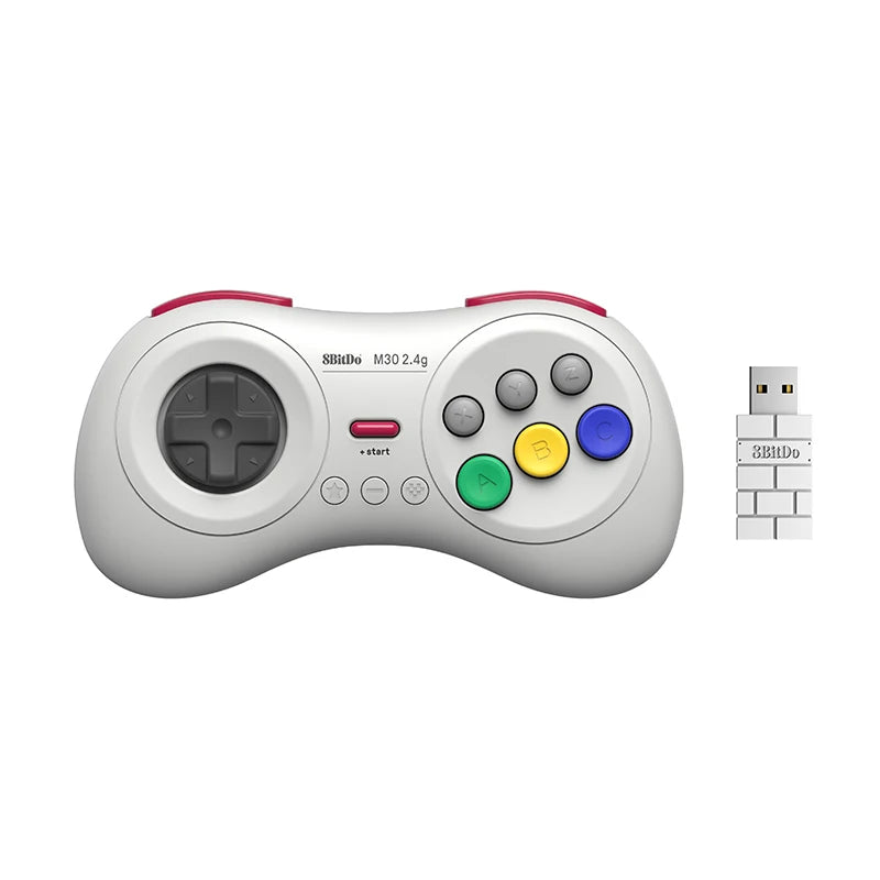 8BitDo M30 2.4G Mini Gamepad Game Controller for Sega Genesis Mini and Mega Drive Mini Game Console Accessories