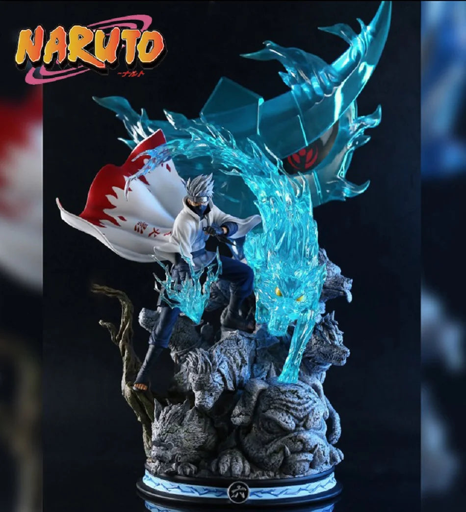 28cm Pvc Naruto Gk Anime action Figure Hatake Kakashi toy Figure Statue Ornament Collection Model Decora Figurine Christmas gift
